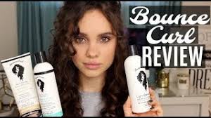 Bounce Curl Review Light Creme Gel Shampoo And Conditioner Youtube