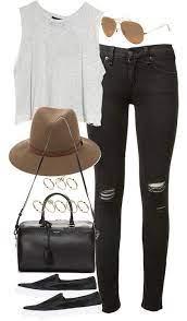 Styleselection Inspired Outfit With A Day Out With Friends By Whathayleywore Featuring A Fedora Hat Fashion Everyday Outfits Outfit Inspirations