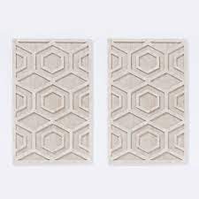 Raphic Wood Wall Art Whitewashed Hexagon Cre8 Nyc