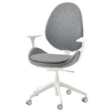 Hattefjall Kancelarska Zidle S Podruckami Gunnared Seda Bila Ikea Office Chair Comfortable Chair Ergonomic Office Chair