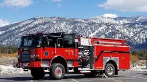 Santa claus is set up in a little shed in front of the fire department. Fire South Lake Tahoe Ca Official Website