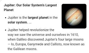 It is so gigantic that all other planets in the solar . What Is The Largest Planet In The Solar System Brainly In