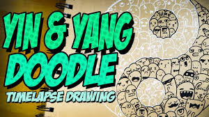 Doodle art vexx doodles black and white. Yin Yang Doodle Youtube