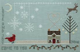 Links preceded by a plus sign (+) require free registration (to that particular site, not to cross stitch pattern central) before viewing. Love And Joy Cross Stitch Sampler Kit Posie Patterns And Kits To Stitch By Alicia Paulson