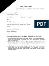Contoh surat pengantar laporan pada pekerjaan proyek pengawasanfull description. Surat Pernyataan Bnn