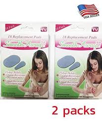 Hair removal products are meant to work almost instantly. 2 Pack Smooth Away Hair Removal 18 Replacement Pads Refills 12 Large 6 Ninthavenue Europe