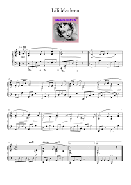 Lili marleen – Marlene Dietrich Sheet Music for Piano (Solo) easy |  MuseScore.com