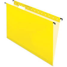 Microsoft office user created date: Pendaflex Surehook Hanging File Folder Legal 8 1 2 X 14 Sheet Size Yellow Recycled 20 Box