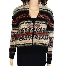 Susan Bristol New Beige Womens Size Small S Cardigan Wool Sweater