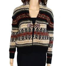Susan Bristol New Beige Womens Size Small S Cardigan Wool Sweater
