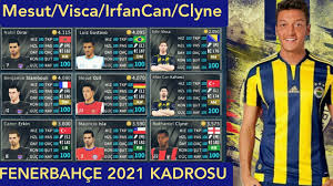 Football, spor, futbolcular hakkında daha. Dls19 Fenerbahce Sk 2021 Yili Muhtemel Kadro Yamasi Normal Yuzluk Youtube
