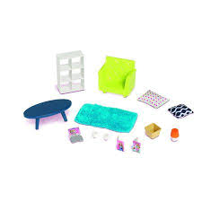 Buy My Life As 7 Inch Mini Doll Living Room Set At Walmart Com American Girl Doll Accessories Baby Doll Toys Mini Doll House