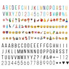 Personalized Cinema Light Message Box With 210 Colorful Letters Numbe Luckyfine