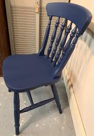Vintage Spindle Back Farmhouse Chair Painted Frenchic Etsy In 2020 Farmhouse Chairs Dining Chair Makeover Spindle Dining Chair