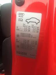 Audi A1 Tyre Pressures Audi Sport Net