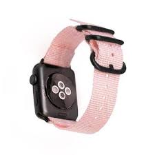 Black Apple Watch With Light Pink Band Pin On My Style
