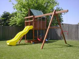 These are the best diy swing set plans we've seen yet! How To Build Diy Wood Fort And Swing Set Plans From Jack S Backyard