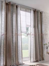 European Style Pattern Printed Eyelet Window Curtains For Living Room Grey Brown 140x245cm U Brown Living Room Brown Living Room Decor Curtains Living Room