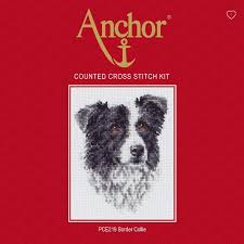 Stitch life celebrates all modern embroidery techniques. Buy Anchor Counted Cross Stitch Kit Border Collie Diy 15 29