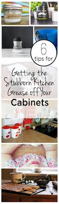 Pour a small amount of the oil soap onto a clean towel, and go over the entire cabinet with a light layer of the oil soap. 6 Tips For Getting The Stubborn Kitchen Grease Off Your Cabinets