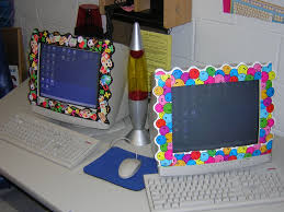 T V Computer Monitor Decorations Computer Lab Decor Classroom Fun Computer Lab