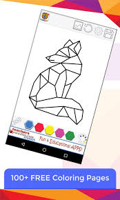 Fuzzy has detailed geometric coloring pages for kids and adults! Animal Mandalas Coloring Book Geometric Coloring For Android Apk Download