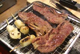 This weeknight dinner recipe is a fast and easy meal once you make the simple marinade for the beef. La Galbi La Style Grilled Beef Short Ribs Recipe Maangchi Com