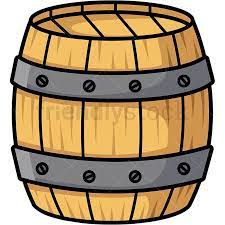 Wooden Barrel Cartoon Clipart Vector Friendlystock Wooden Barrel Cartoon Clip Art Barrel