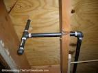Installing propane gas line for stove