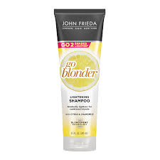 john frieda sheer blonde go blonder gradual lightening shampoo 8 3 fl oz walmart com in 2021 lightening shampoo blond shampoo brightening shampoo