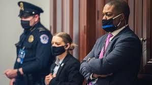 A video obtained by propublica shows a mob confronting capitol police officer eugene goodman on jan. New Capitol Riot Video Shows Officer Eugene Goodman Pointing Mitt Romney To Safety Wciv