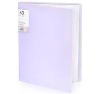 120 Page Presentation Book 60 Pocket Portfolio Binder With Clear Sleeves –  120 Page Display Book For Artwork, Documents 8.5x11 Presentation Folders