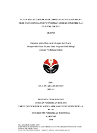 Oleh itu, sekirannya berdasarkan kepada terjemahan literal, maka perkataan alam sekitar adalah menuju kepada apa sahaja yang melingkungi manusia. Kajian Relung Ekologi Benthos Di Sungai Cikapundung Hilir Yang Mengalami Pencemaran Limbah Domestik Dan Industri Tekstil