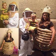 Diy Bee Hive Costume Easy Step By Step Tutorial Maskerix Com In 2021 Bee Costume Diy Queen Bee Costume Diy Bee Costume