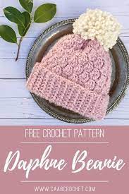 The Daphne Beanie A Free Chunky Crochet Beanie Pattern Crochet Beanie Pattern Chunky Crochet Crochet Hats Free Pattern