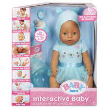 It has nine lifelike features that will make it feel like you are taking care of a real, live baby. Baby Born Interactive Doll Green Eyes Online Discount Shop For Electronics Apparel Toys Books Games Computers Shoes Jewelry Watches Baby Products Sports Outdoors Office Products Bed Bath Furniture Tools