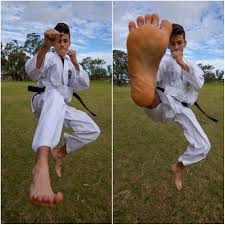 Our Featured First Tkd Wa Jnr Black Belt Is Liam 15 From Our Ballajura Dojang Pictured Here Executing A Ju Female Martial Artists Western Australia Taekwondo