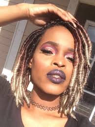 Black And Blonde Faux Locs Bob Pin On P R O T E C T I V E S T Y L E S