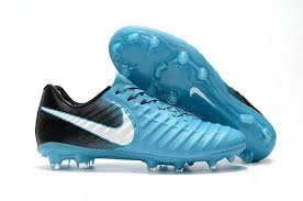 Cheap Men Discount Nike Flyknit Tiempo Legend Vii Fg Sky Blue Black White Mens Football Boots Nike Flyknit Football Boots