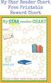My Star Reader Chart Free Printable Reward Chart Reading Chart Free Printable Star Chart For Reading Reading Rewards Reward Chart Kids Reward Chart