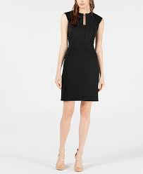 Gibsonlook shirred satin midi dress. Bar Iii Split Neck Bodycon Dress Created For Macy S Reviews Dresses Women Macy S