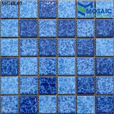 Gạch mosaic gốm men trơn hoa văn MG48-7 - Gạch Ốp Lát Ngân Phát