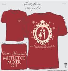 Geneologie Christmas Holiday Mixer Mistletoe Dg Axo