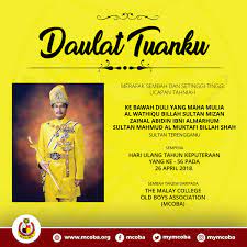 Senarai cuti umum di malaysia tahun 2015. Mcoba Twitter àªªàª° Merafak Sembah Tahniah Ke Atas Dymm Sultan Mizan Zainal Abidin Ibni Almarhum Sultan Mahmud Al Muktafi Billah Shah Sempena Hari Ulang Tahun Keputeraan Ke 56 Dirgahayu Tuanku Terengganu Mcoba Mckk Koleq