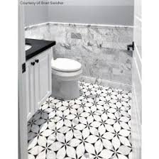 Black And White Marble Mosaic Tile Floor Evangeline Marble Tile Mosaic Bathroom Tile Mosaic Tile Bathroom Floor Calacatta Marble Tile