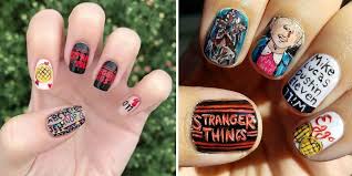 Stranger things painting ideas easy. These Stranger Things Inspired Nail Designs Are Totally Bitchin