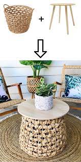 38% off modern coffee table european creative mini magazine books storage shelf bracket bookshelf round tea table 1210 ~ 3 147 руб. Kmart Hack Woven Basket Coffee Table Home Decor Australia Coffee Table Hacks Coffee Table Ikea Hack