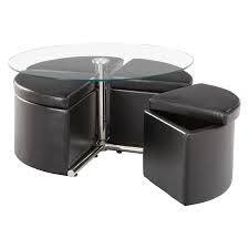 Upholstered fabric ottoman coffee table designs. Coffee Table With Stools You Ll Love In 2021 Visualhunt