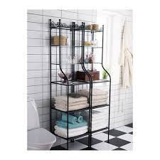 ronnskar shelving unit black 42x176 cm ikea stellingkast badkamer zwart ikea badkamer