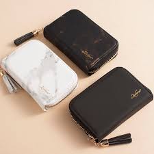 Choose from a great range of women's leather card holders. Card Holder Wallet For Women By Zodaca Fashion Small Leather Card Holder Zip Coin Pouch Purse Cluth Mini Wallet 10 Slot For Id Credit Card White Marble Walmart Canada